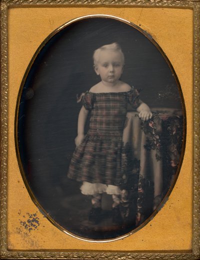 無題の子供の肖像、183960。 作： Mathew Brady