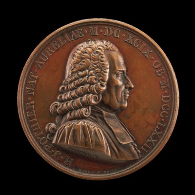 ロベール＝ジョセフ・ポチエ（1699-1772）、法学者・教授［裏面］、1823年 作： Mathias Nicholas Marie Vivier