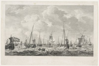 ニシン漁業、1781 年 作： Mathias de Sallieth