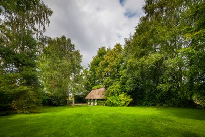 伝統的なノルマンディーの家、フランス、2014年（写真） 作： マチュー・デュクロス