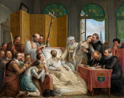 ピーテル・パウル・ルーベンスの死 作： Mathieu Ignace van Bree