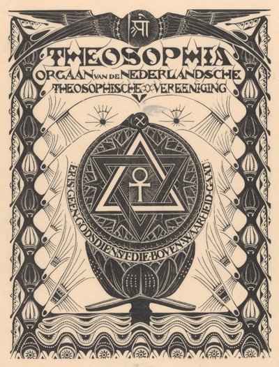 カバーマガジン Theosophia 作： Mathieu Lauweriks