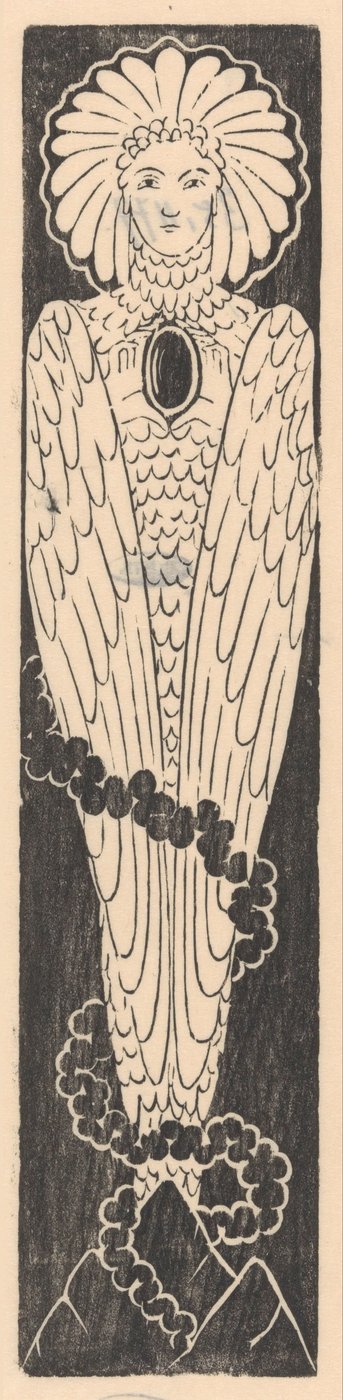 女性の頭を持つ鳥 The Hunter: Bird of Truth (原題) 作： Mathieu Lauweriks