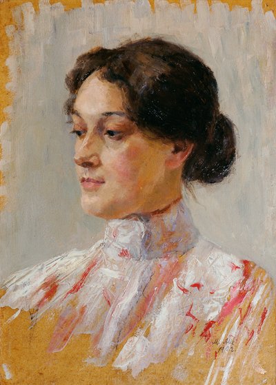 少女の肖像画 作： Mathilde Sitta Allé