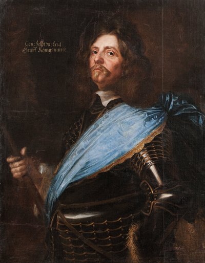 フィールド元帥カウントハンスクリストファーフォンケーニヒスマルク、1651年 作： Mattaus the Younger Merian