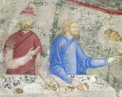 ヘロデの饗宴、サンジャン礼拝堂の詳細、1347年（87131の詳細） 作： Matteo Giovanetti