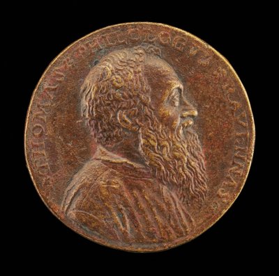 Tommaso Rangone, 1493-1577, Ravenna の医者 [表面], 1562. 作： Matteo Pagani