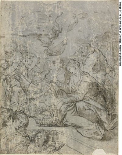 降誕 作： Matteo Rosselli