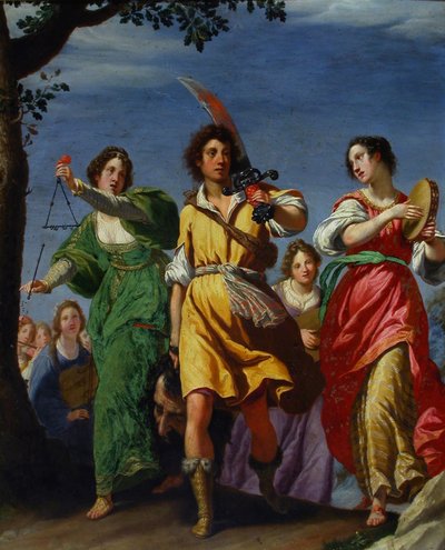 ダビデの勝利、1610年。 作： Matteo Rosselli