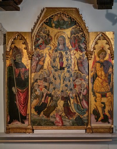 聖母被昇天 15世紀前半 木・テンペラ 作： Matteo di (c.1430 95) Giovanni