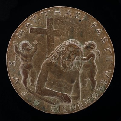 墓の中のキリスト［裏面］、1446-1450。 作： Matteo di Andrea de Pasti