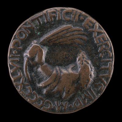権威のエンブレム［裏面］、1447年 作： Matteo di Andrea de Pasti