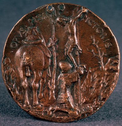 シジスモンドパンドルフォマラテスタリバースの栄光に対するメダル、1446年。 作： Matteo di Andrea de Pasti