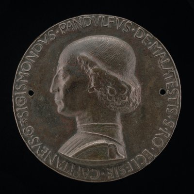 Sigismondo Pandolfo Malatesta, 1417-1468, リミニとファノの領主［裏面］, 1446年。 作： Matteo di Andrea de Pasti