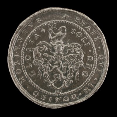 武器と碑文 [逆]、1592 年。 作： Matthäus Carl