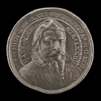 ハンス・スケル（1518-1592）ニュルンベルクのパトリシア［裏面］、1592年 作： Matthäus Carl