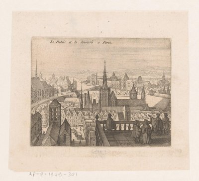 パリの顔 Le Palais et le loire a Paris (オブジェクトのタイトル) フランスの七つの風景と街並み（連載タイトル） 作： Matthäus Merian (I)
