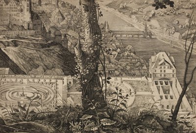 ホルタス・パラティヌス。 ハイデルベルク城庭園 作： Matthäus Merian d.Æ.