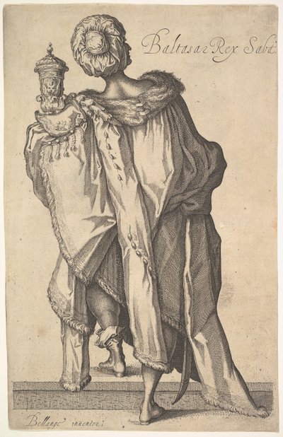 バルタザール、ジャックベランジェ作「マギの礼拝」の図の後。 1610-50。 作： Matthaus Merian