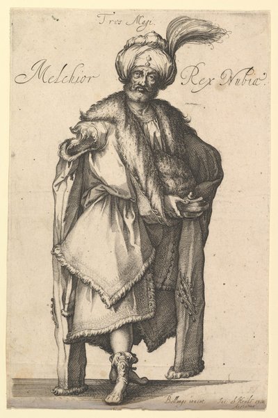 メルキオール、ジャック・ベランジェによるスリーマギシリーズの後1615年。 作： Matthaus Merian