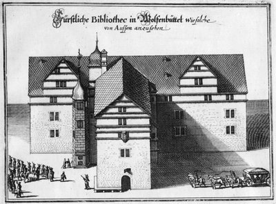 1655年から1660年の間にヴォルフェンビュッテルにあるヘルツォークアウグスト図書館 作： Matthaus the Elder Merian