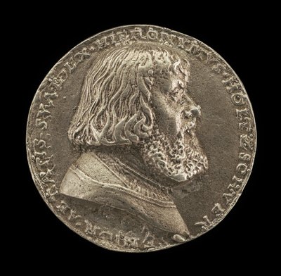 Hieronymus Holzschuher、1469-1529、ニュルンベルクの貴族[表]、1529。 作： Matthes Gebel