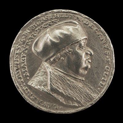 Lorenz Truchsess von Pommersfelden, 1473-1543, マインツ大聖堂の院長 [obverse]. 作： Matthes Gebel