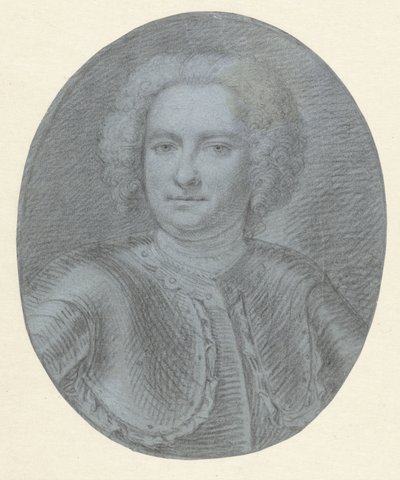 Portret van Michiel サミュエル・デ・メストラル 作： Mattheus Verheyden