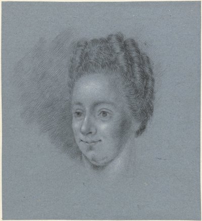 左の女性の肖像 作： Mattheus Verheyden