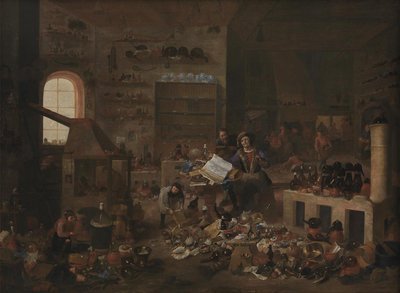 研究室の錬金術師 作： Mattheus van Helmont