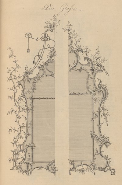 便利で装飾的な家具の一般的なシステム...1759年から1763年まで。 作： Matthew Darly