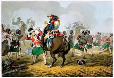ワーテルローの戦い（1815年 1817年 作： Matthew Dubourg