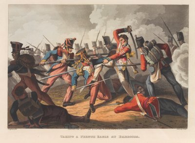 1811年、バロッサでフランスのワシを捕まえる 作： Matthew Dubourg