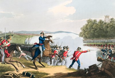 ウェリントン公爵が決めたワーテルローの戦い」1815年 1816年 作： Matthew Dubourg