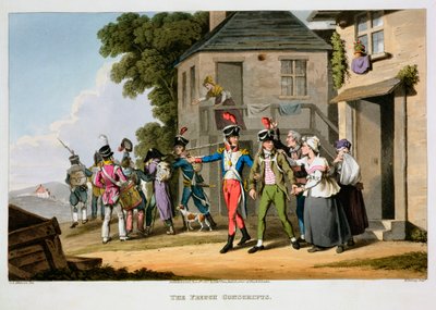 「フランスの徴集兵」、1817 作： Matthew Dubourg