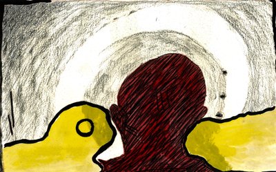 ウィスパー、2021年（水彩、パステル） 作： Matthew Hilton