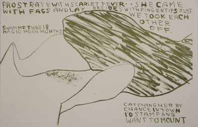 She came with fags, 2009 (リトグラフ) 作： Matthew Hilton
