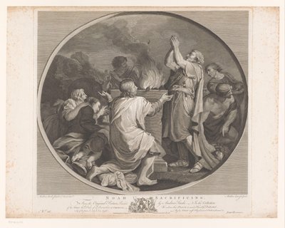 ノアの犠牲 ノアの犠牲 (オブジェクトのタイトル) イギリスの主な絵画（シリーズ名） イギリスで最も重要な絵画 (シリーズタイトル) 作： Matthew Liart