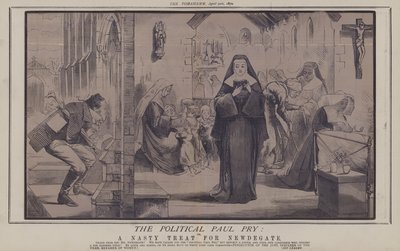 The Political Paul Pry: or, A Nasty Treat for Newdegate (color litho) 作： Matthew