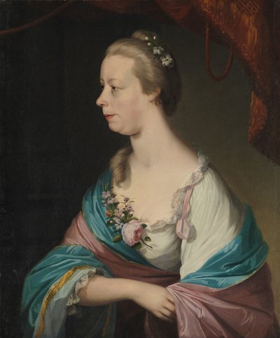 クリスティアナ・スティル・キーン、ca。 1769。 作： Matthew Pratt