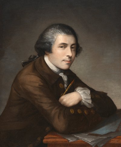 マシュー・プラット自画像、1764年。 作： Matthew Pratt