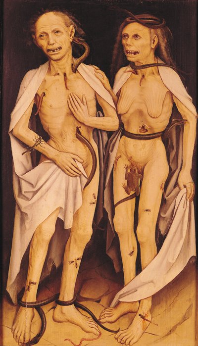 The Dead Lovers (パネルに油彩) 作： Matthias (c.1480 1528) Grunewald