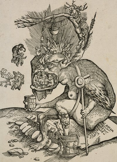 ドイツ語：免罪符に関する風刺 作： Matthias Gerung