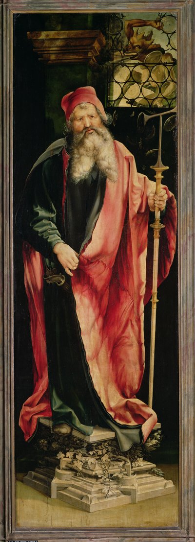 聖アンソニー隠者、イセンハイムの祭壇画、c.1512-1516 作： Matthias Grünewald