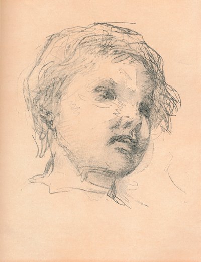 子供のスケッチ、1920年頃 作： Matthias Marris