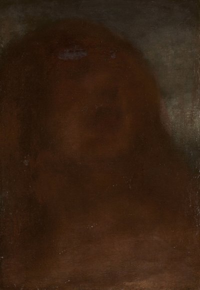 「色白美人」と呼ばれる女性の頭部 作： Matthijs Maris