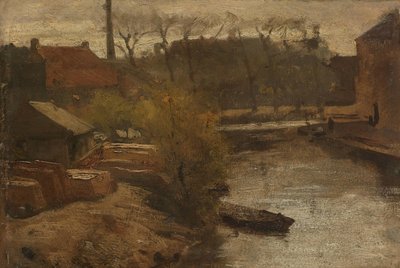 ハーグの北西ブイテンシンゲル 作： Matthijs Maris