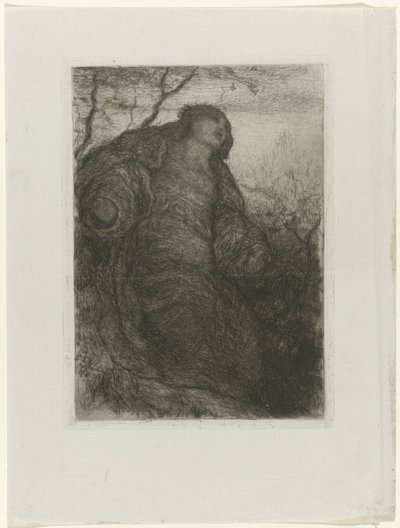 木の下の女性 シャロットの貴婦人 作： Matthijs Maris