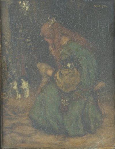 レヴェリー、1875年 作： Matthys Maris