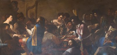 Alegoria dos cinco sentidos 作： Mattia (1613 99) Preti